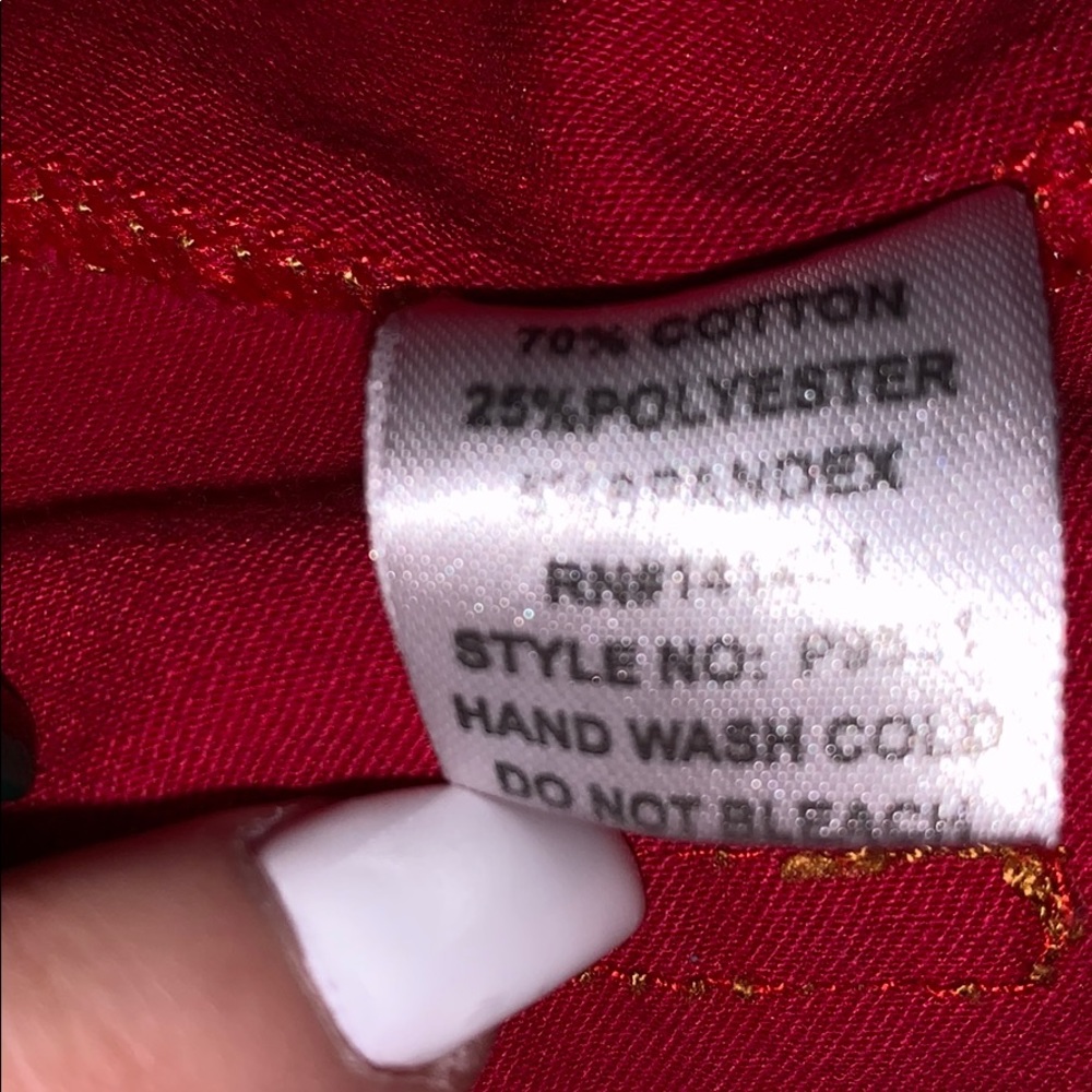 Red jeans - Picture 5 of 6